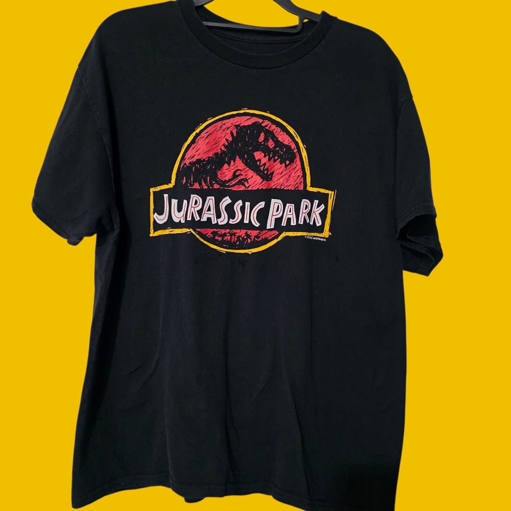 Riot Society Jurassic Park Black Graphic Tee